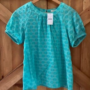 New JCrew Dotted Top - Size 4